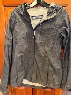 Paradox Unisex Charcoal Hooded Waterproof Breathable Rain Jacket